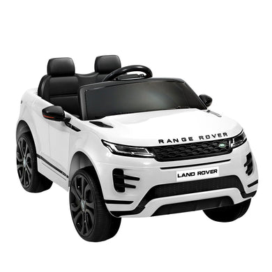 Kids Ride On Car Licensed Land Rover 12V Electric Car - White