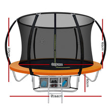 Load image into Gallery viewer, Everfit 8FT Trampoline - Orange